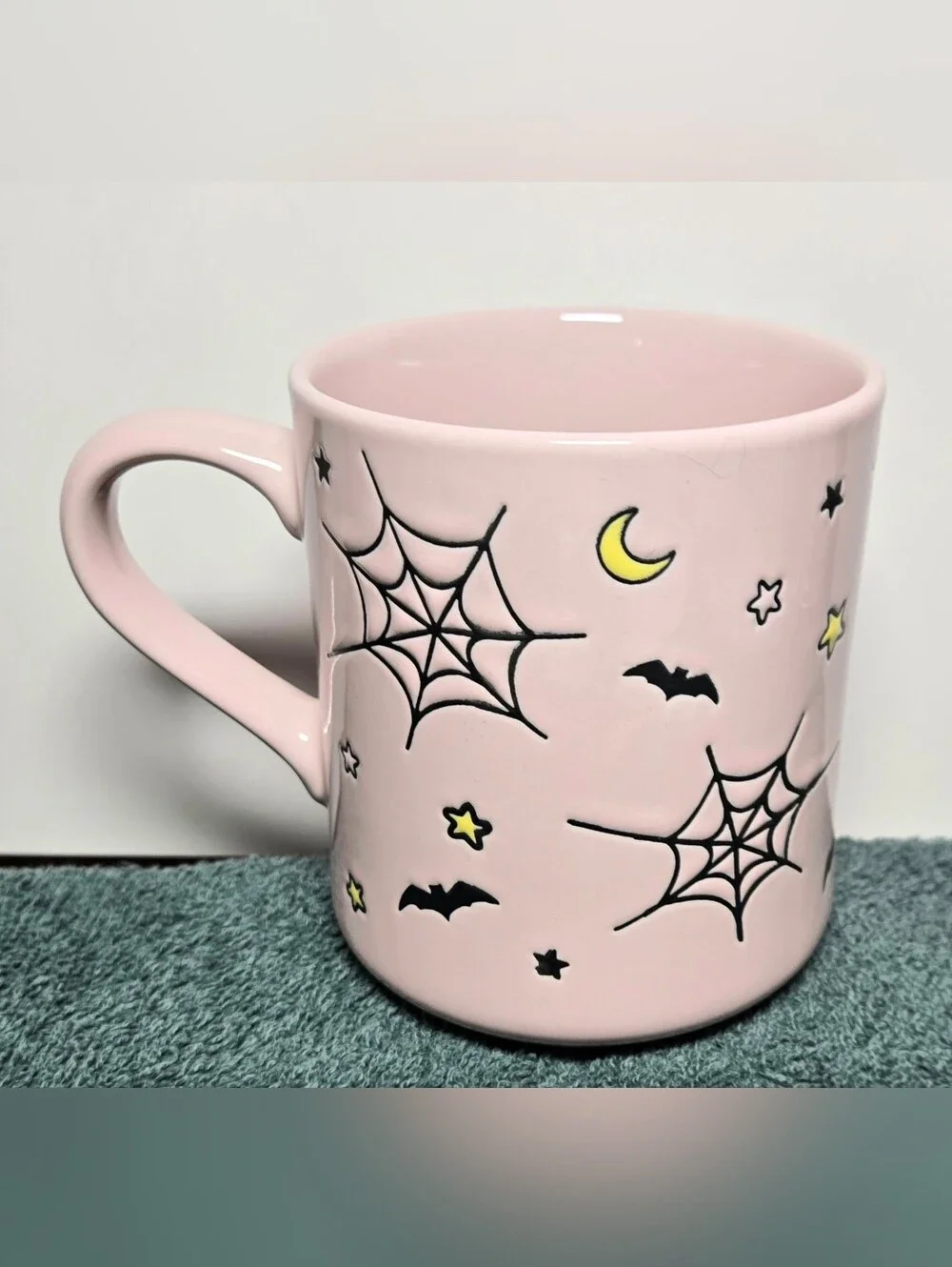 Clementine Paper Pink Halloween Corgi BOO Mug 2024